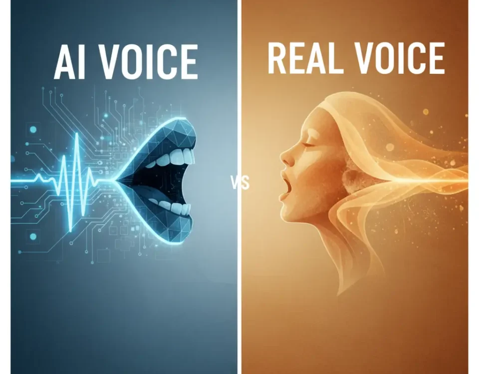voz artificial vs voz real